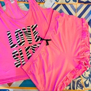 PLUS! 😴 Hot Pink Pajama Set “LOVE SLEEP” 😴